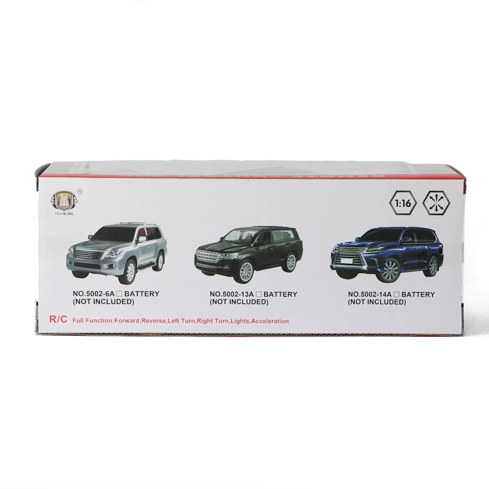 Radio ilə idarə olunan maşın Land Cruiser, ağ, 31x11.5 sm, 6 yaşdan — изображение 2
