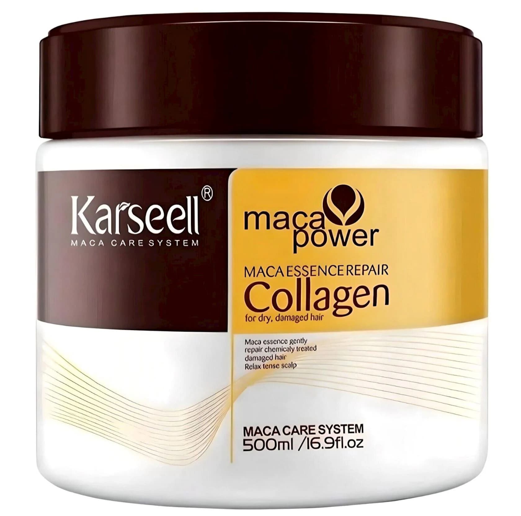 Saçlar üçün bərpaedici maska Karseell Argan Oil Conditioning Collagen 500 ml
