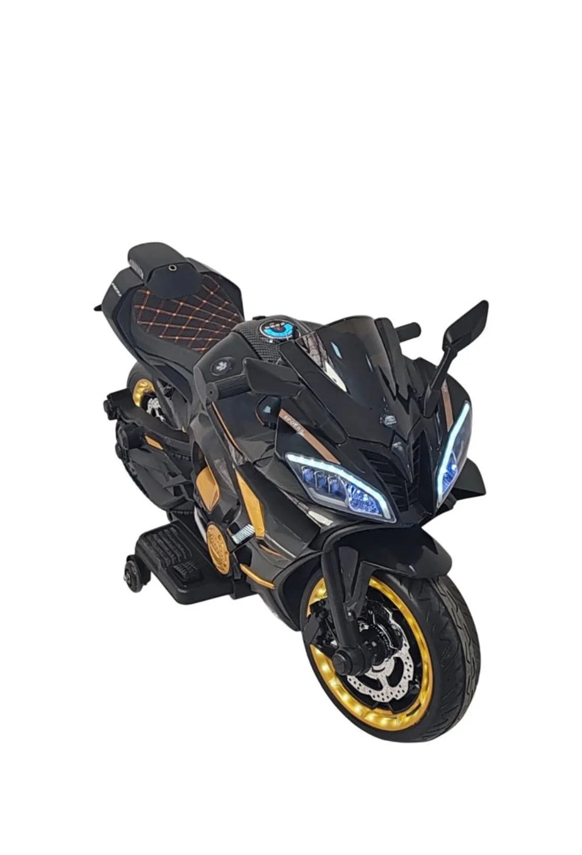 Uşaq eleketrik motosikli RS8, qara, 15 yaşa qədər — şəkil 4