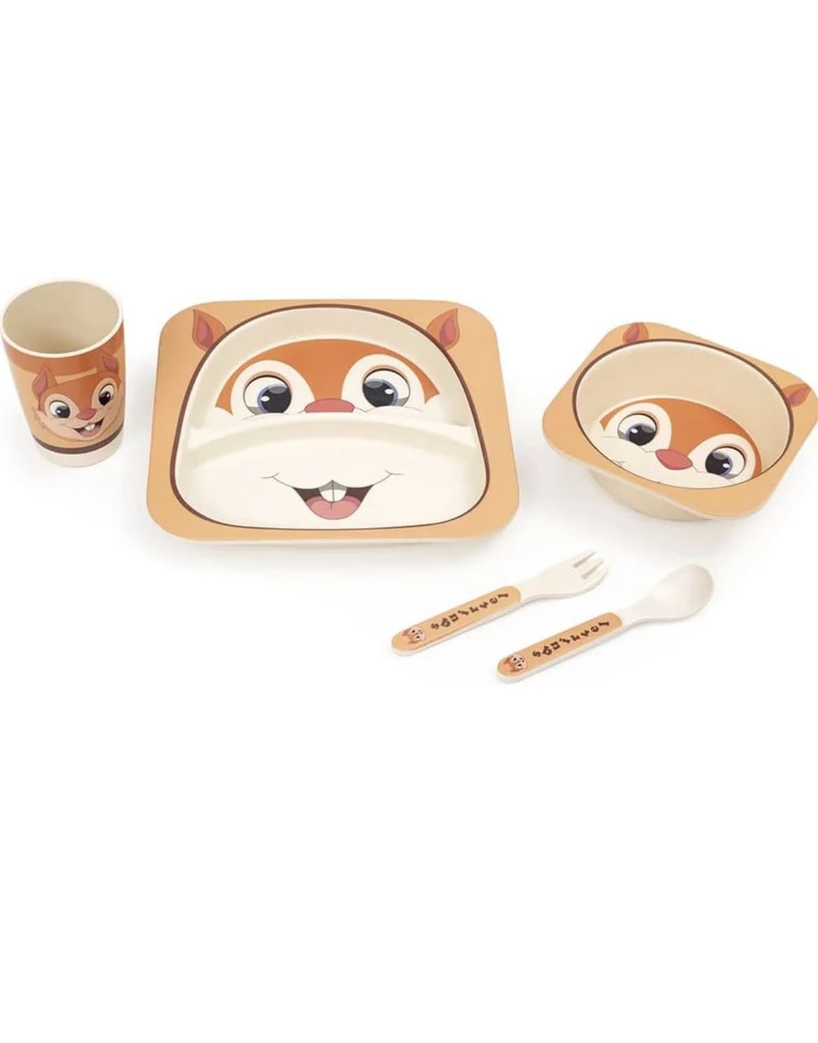 Uşaqlar üçün bəslənmə qabı dəsti Zootopia, keramika, 5 əşya — şəkil 3