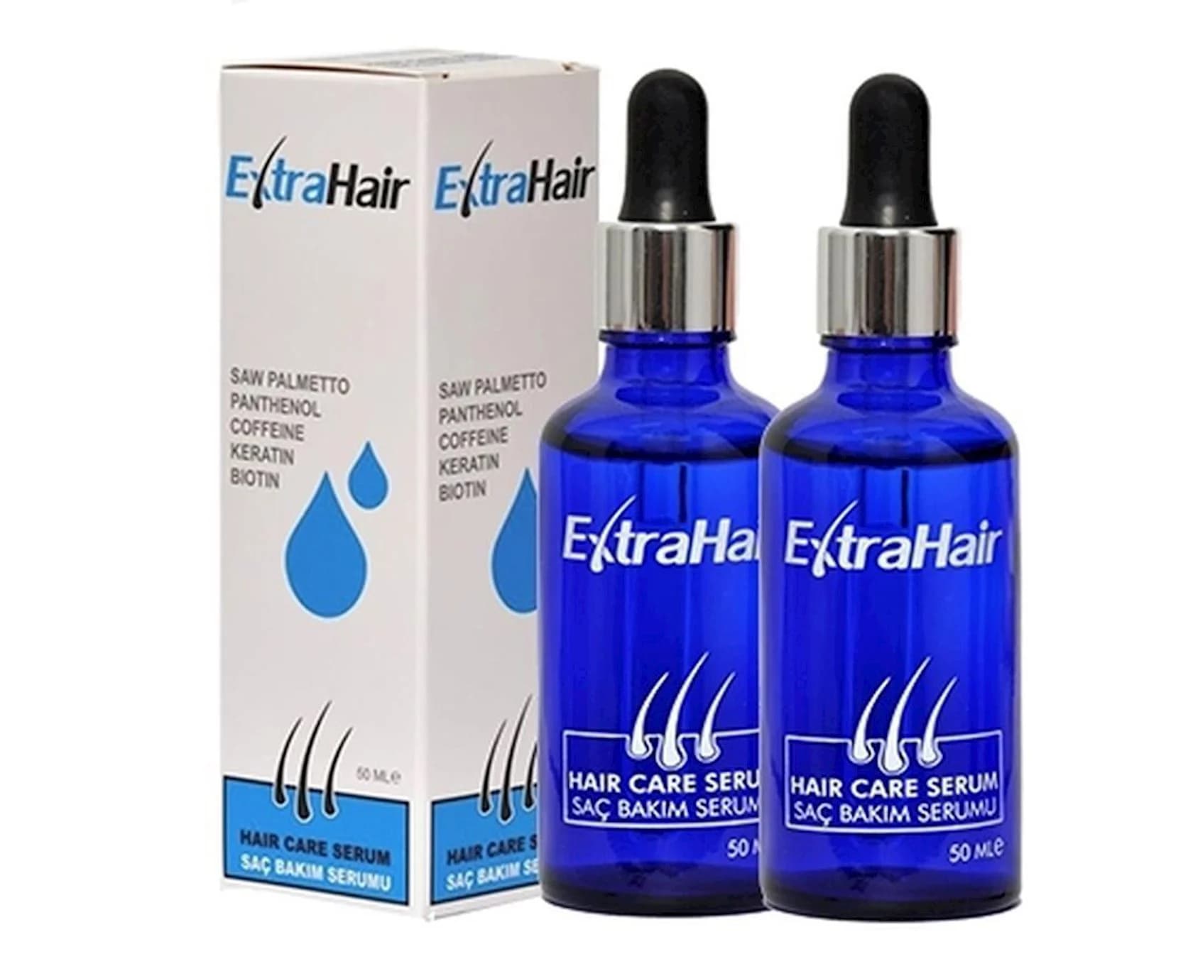 Saçlar üçün zərdab Extra Hair 50 ml 2 əd