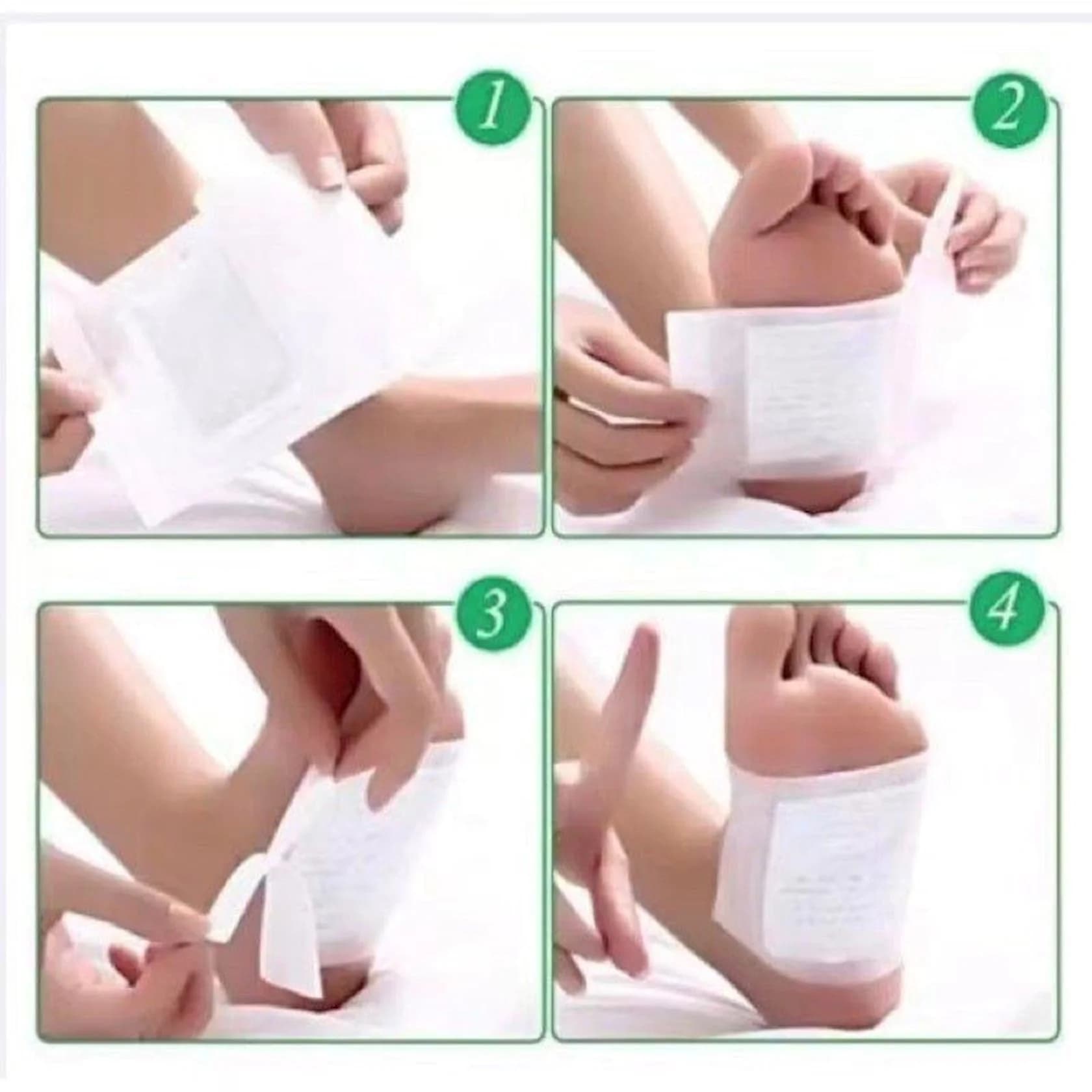 Pəncə üçün patçlar Kiyome Kinoki Cleansing Detox 10 əd — şəkil 2