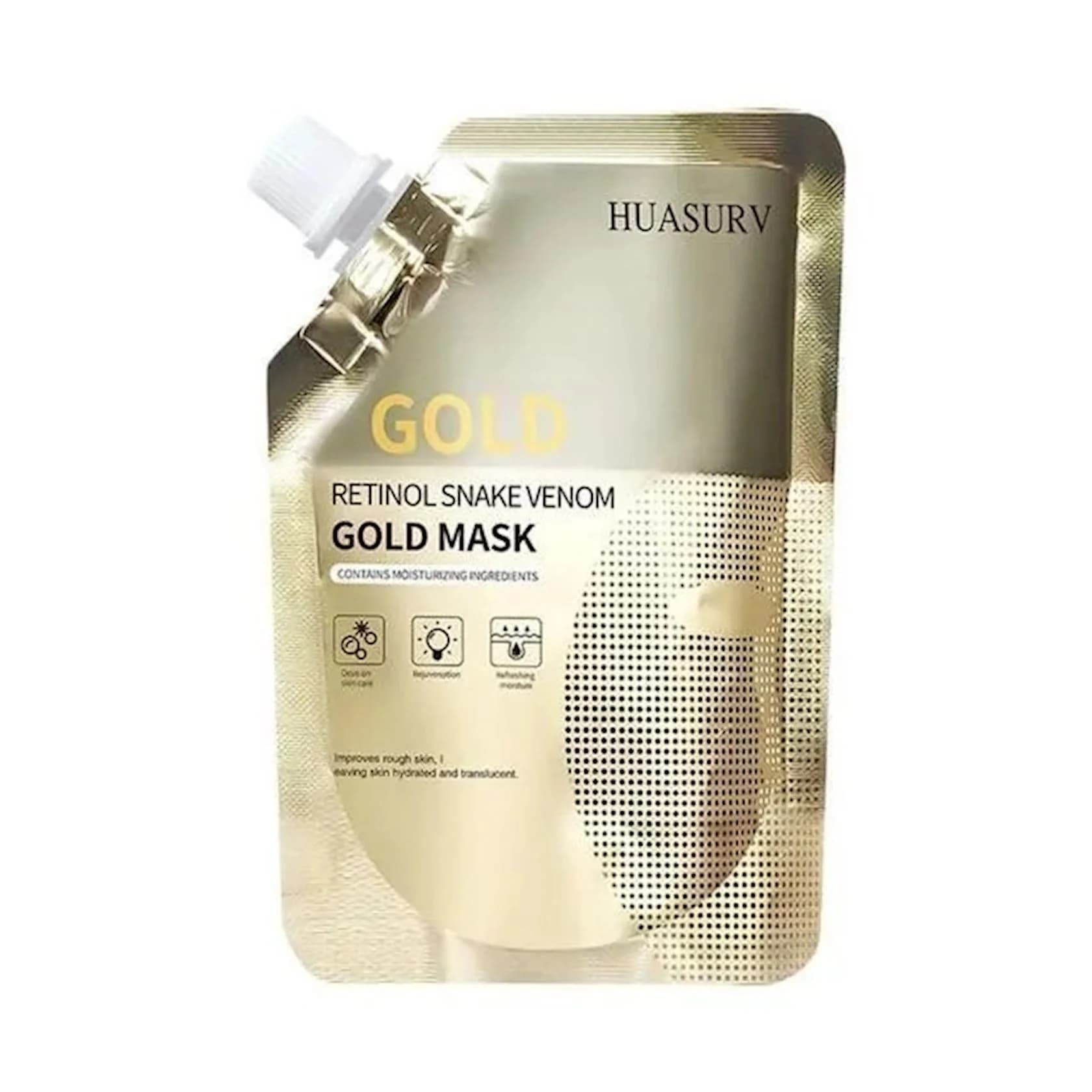 Yaşlanma əleyhinə üz üçün maska Huasurv Retinol Snake Venom Gold, 100 ml