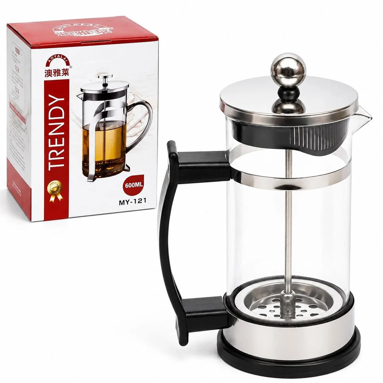 Frenç-press 2431, şüşə, 800 ml