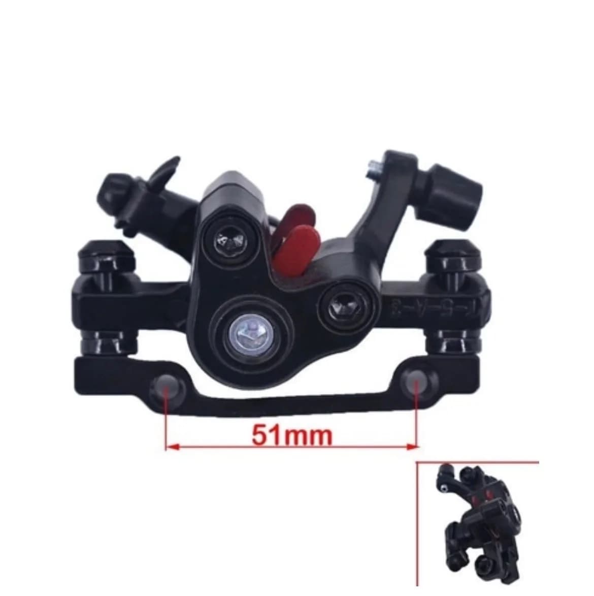 Velosiped üçün ön mexaniki disk əyləci R160/F180, MTB, dağ velosipedləri və bütün ölçülü velosipedlər üçün uyğundur — image 2