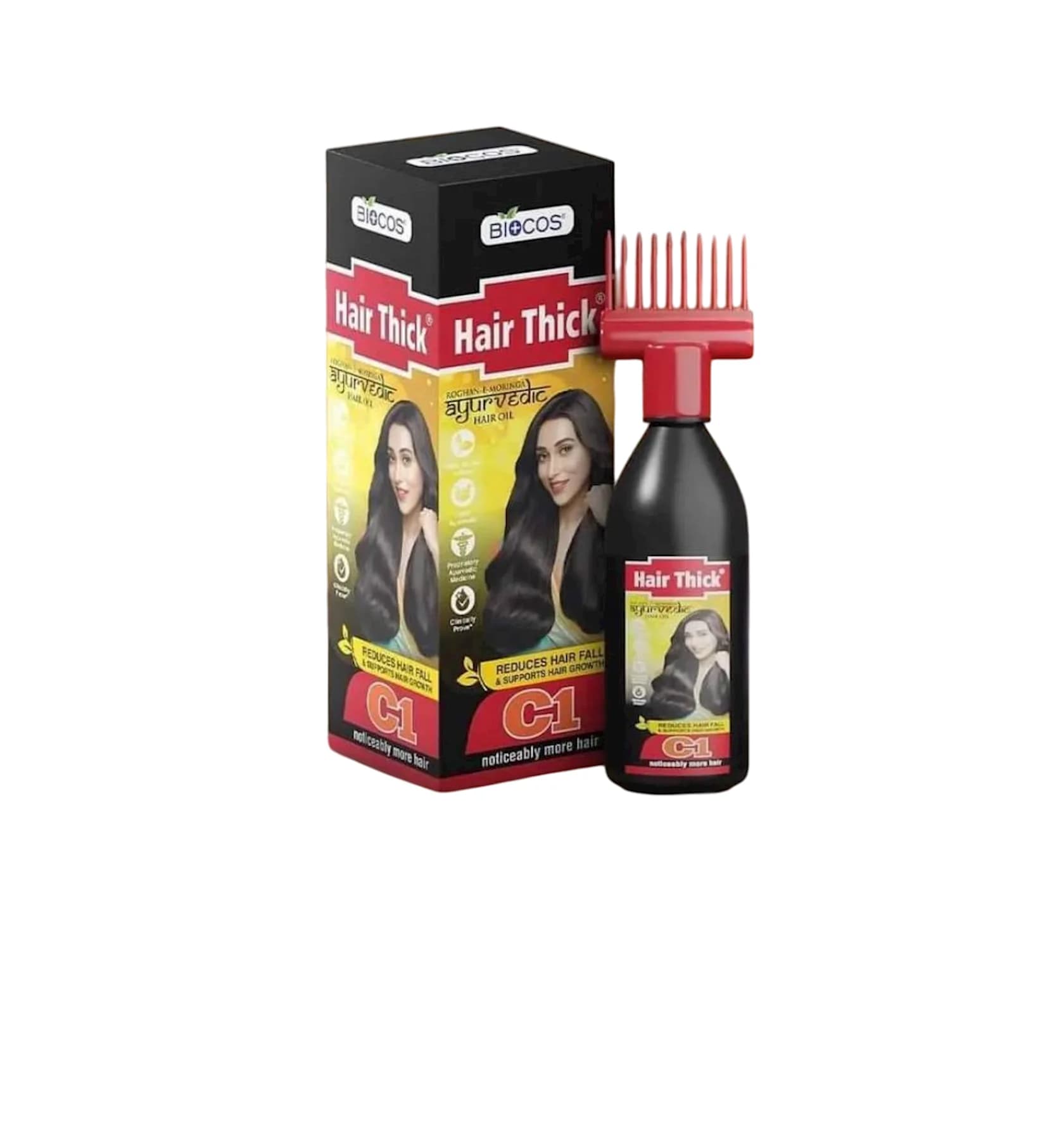 Saçlar üçün yağ Biocos Hair Thick Ayurvedic 150 ml