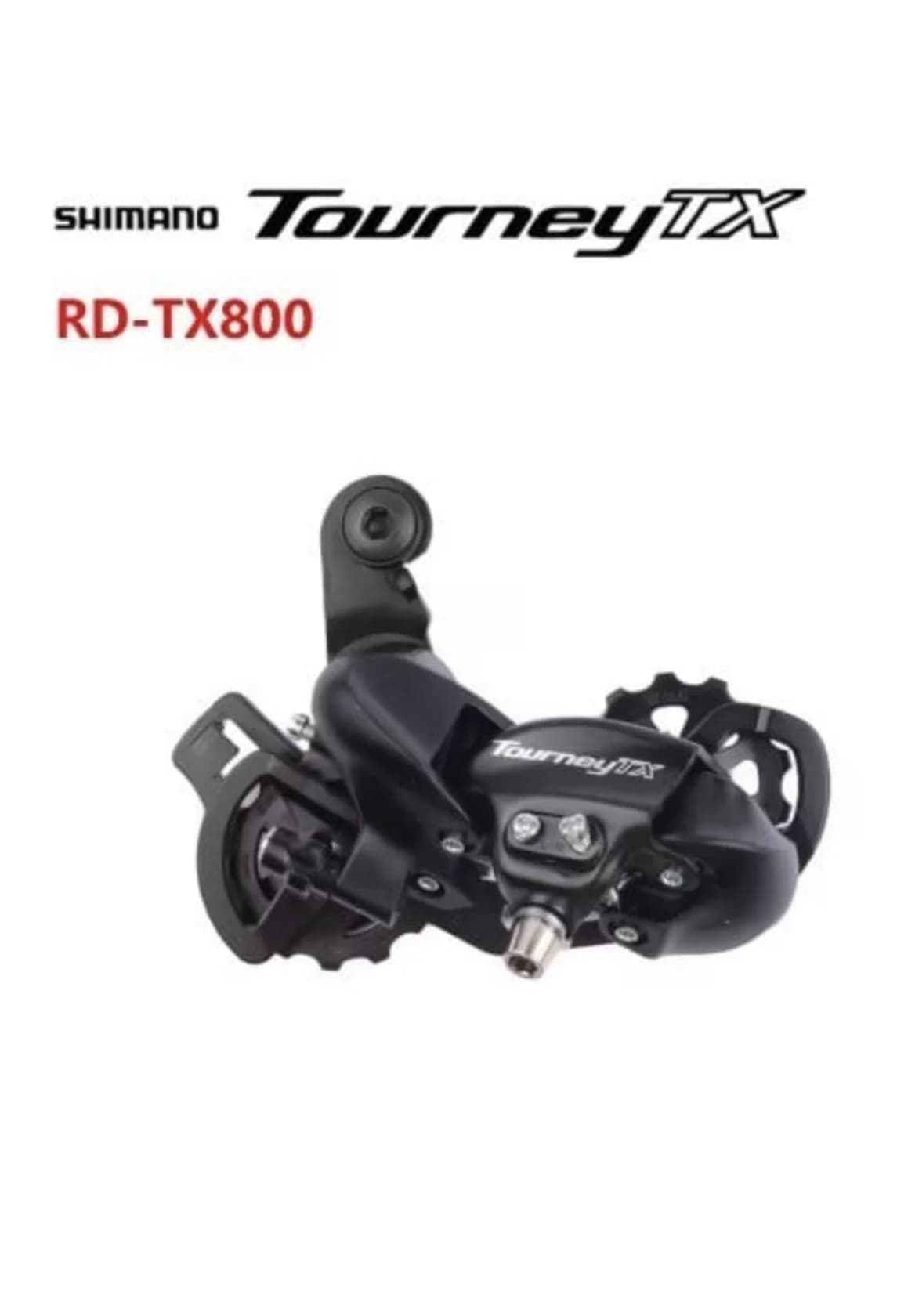 Velosiped üçün arxa ötürücü Shimano Tourney TX RD-TX800 SGS, qara — image 3