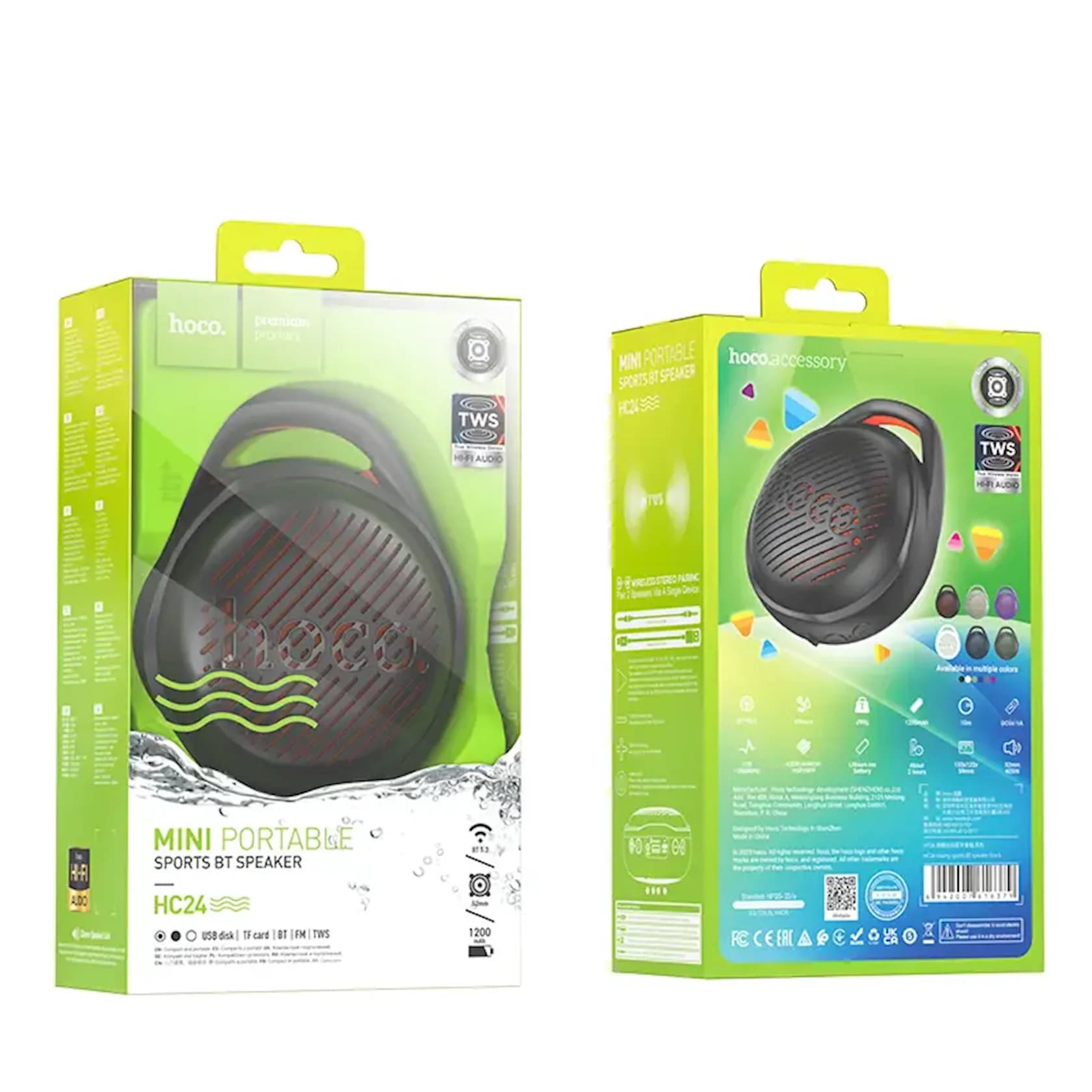 Portativ dinamik Hoco HC24 Black — şəkil 3