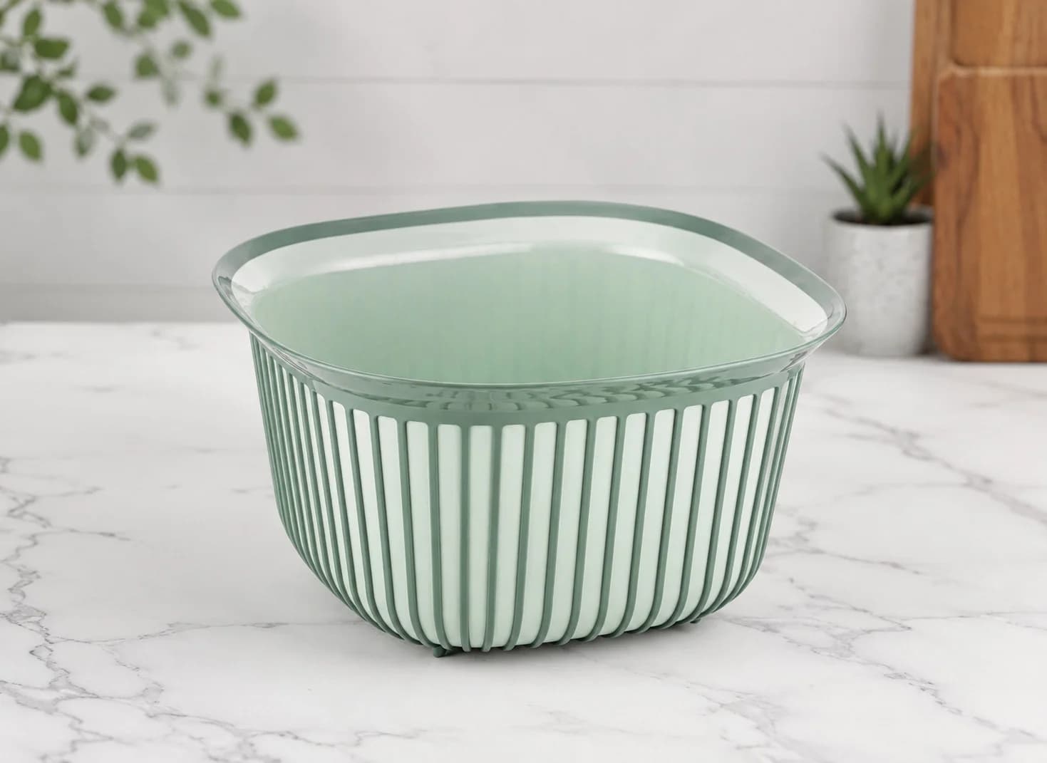 Kasa Foly Life Linea, plastik, yaşıl, 3 l — şəkil 3