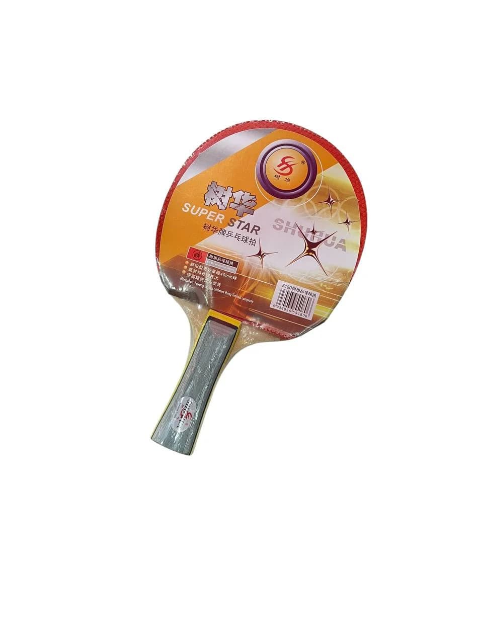 Masaüstü tennis üçün raketka, qırmızı/qara — изображение 2