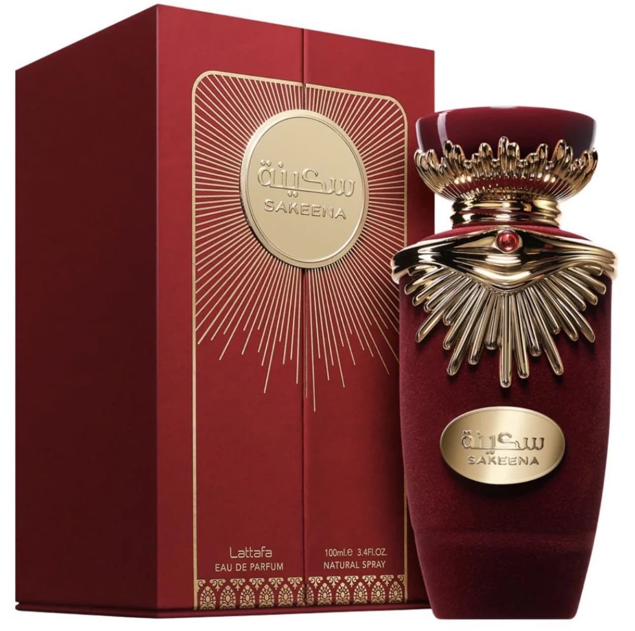 Lattafa Perfumes Sakeena ətir suyu kişi üçün, 100 ml