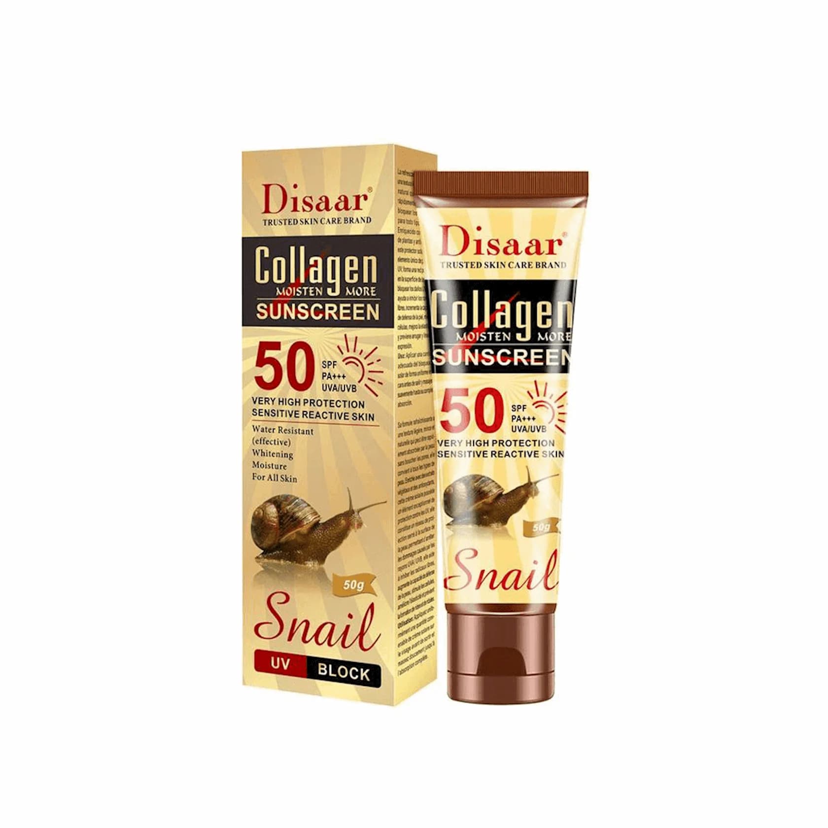 Günəşdən qoruyucu krem Disaar Collagen Sunscreen Cream SPF50, 50 ml