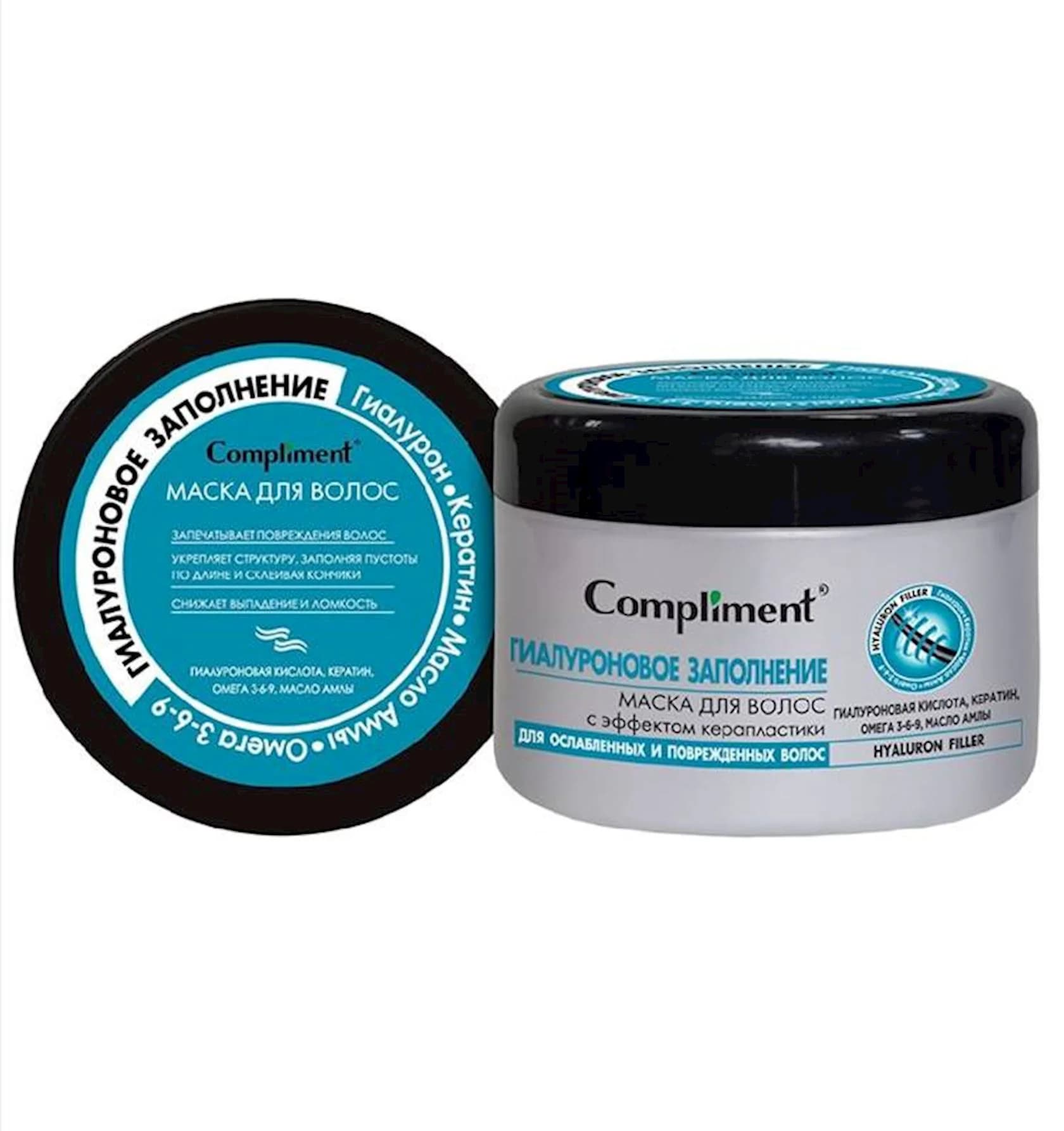 Saç maskası Compliment Hyaluron 500 ml