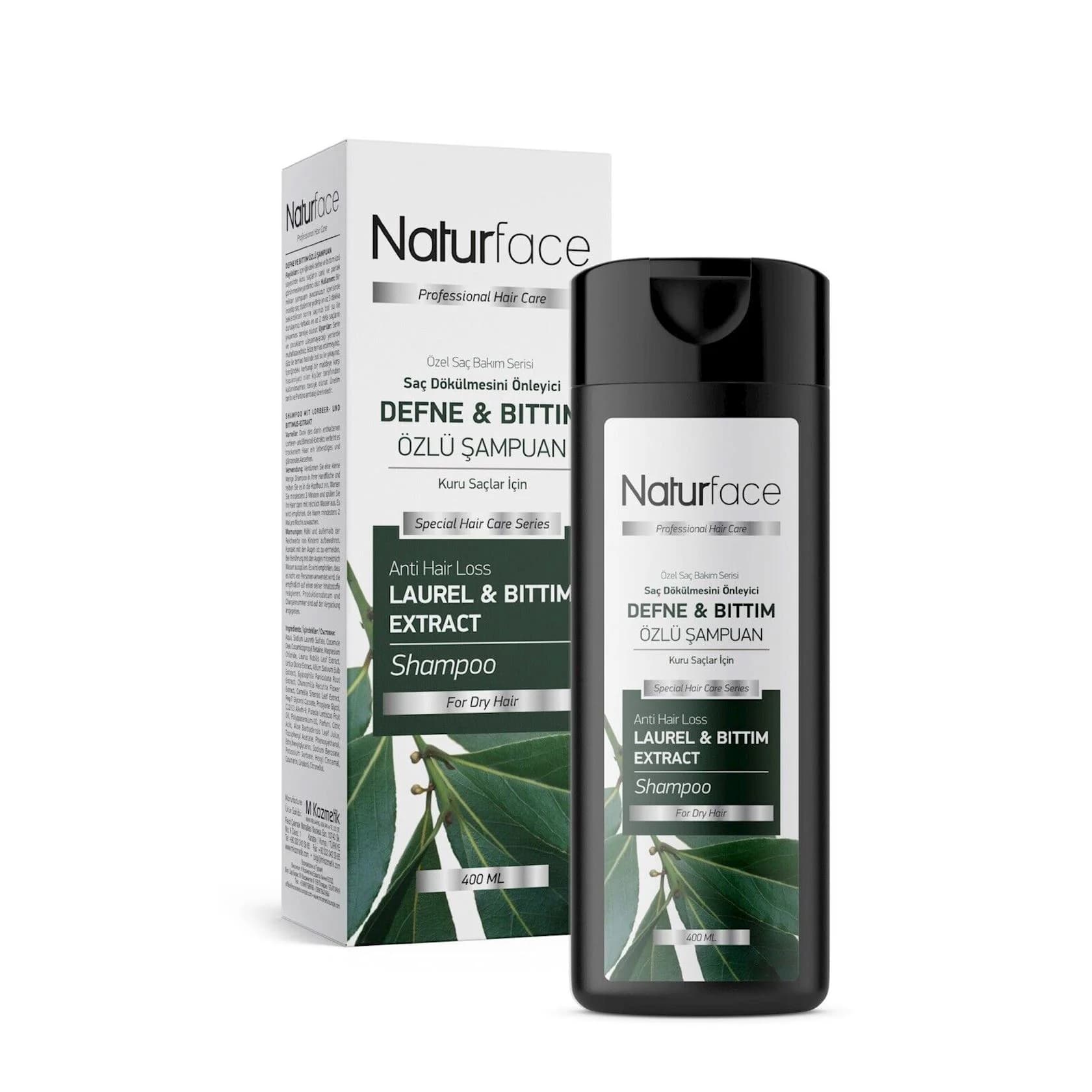 Şampun Naturface Laurel & Bittim Extract 400 ml