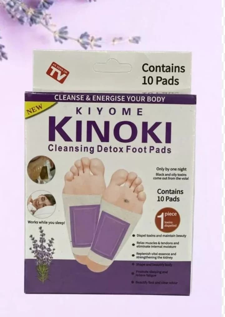Detokslaşdırıcı daban üçün patçlar Kiyome Lavanda 10 əd