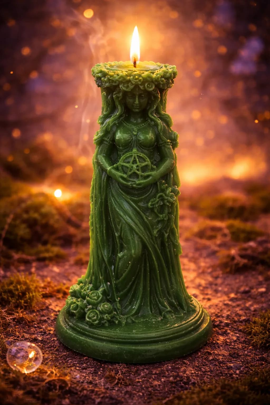 Kollektiv üçün Ruzi-Bərəkət Ritual Şamı – İşdə Bolluq & Uğur Enerjisi