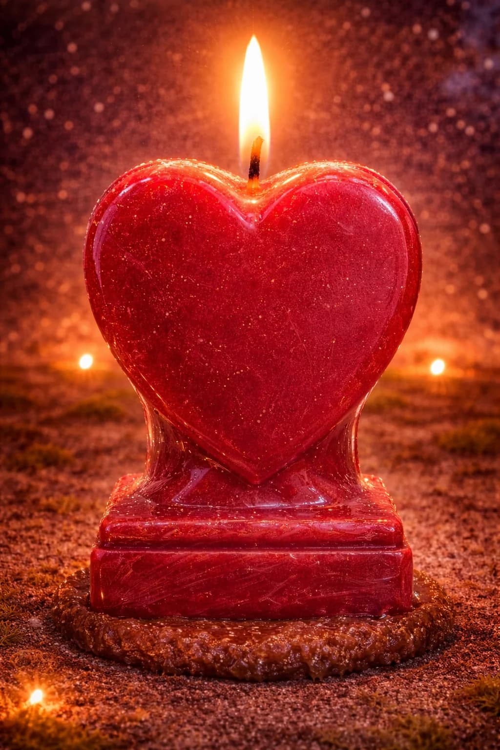 Sevgi & Münasibət Ritual Şamı – Ürək Enerjisi & Bağlılıq