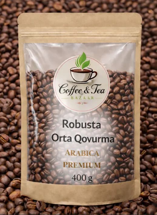 Robusta Orta Qovurma Qəhvə – Coffee & Tea Bazaar