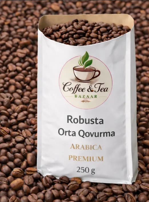 Robusta Orta Qovurma Qəhvə – Coffee & Tea Bazaar