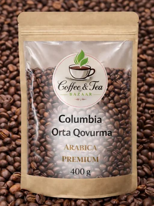 Columbia Arabica Orta Qovurma Qəhvə – Coffee & Tea Bazaar
