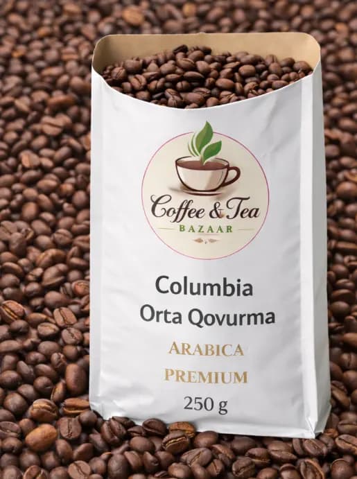 Colombia Arabica Orta Qovurma Qəhvə – Coffee & Tea Bazaar