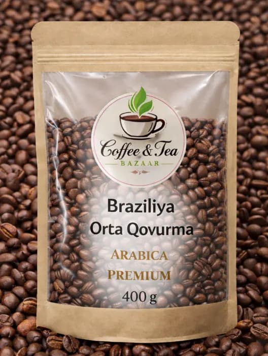 Brazil Arabica Orta Qovurma Qəhvə – Coffee & Tea Bazaar