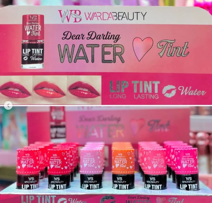 Dodaq üçün tint dəsti Warda Beauty Dear Darling 6 əd