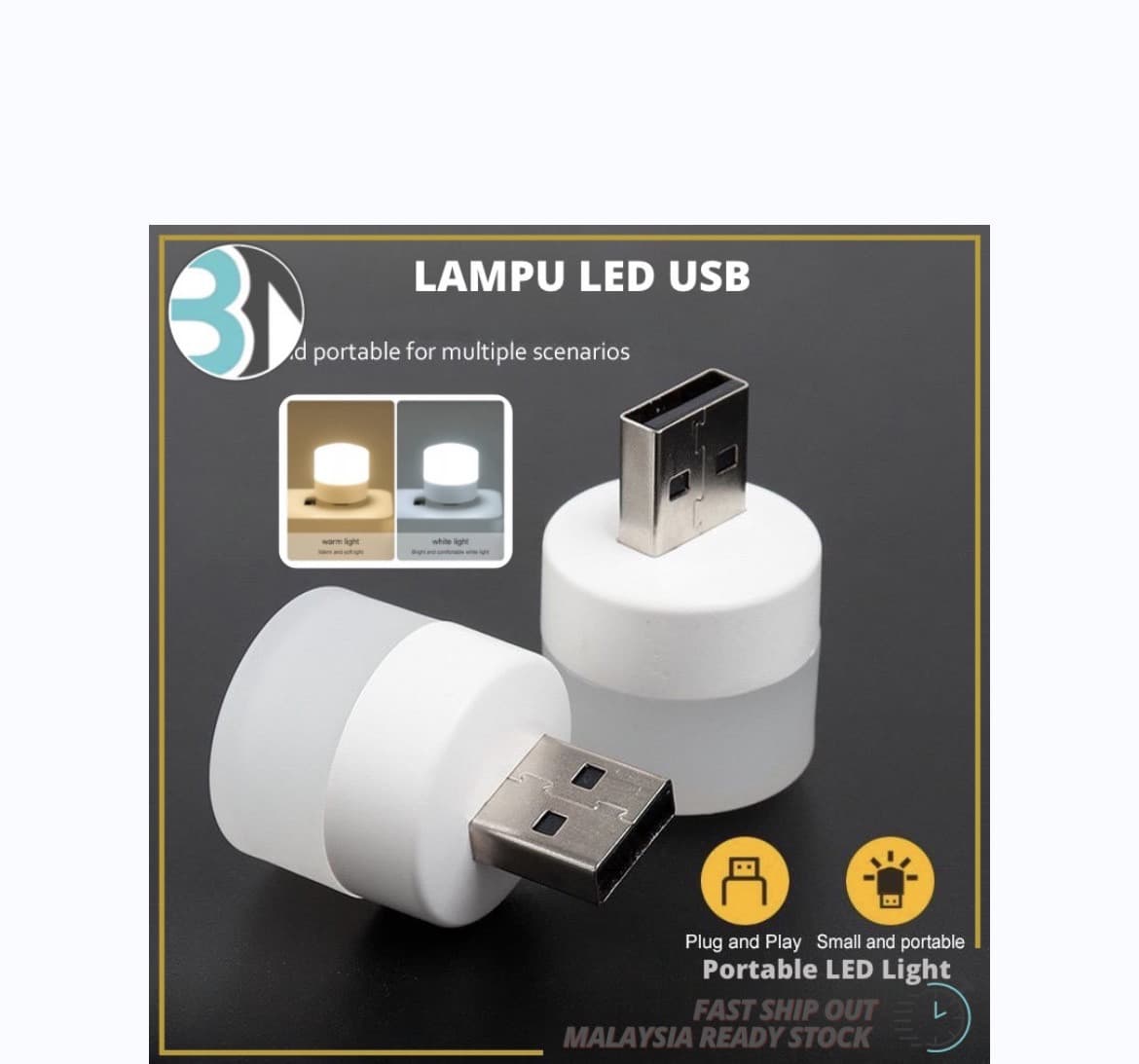 LED lampa USB Power97