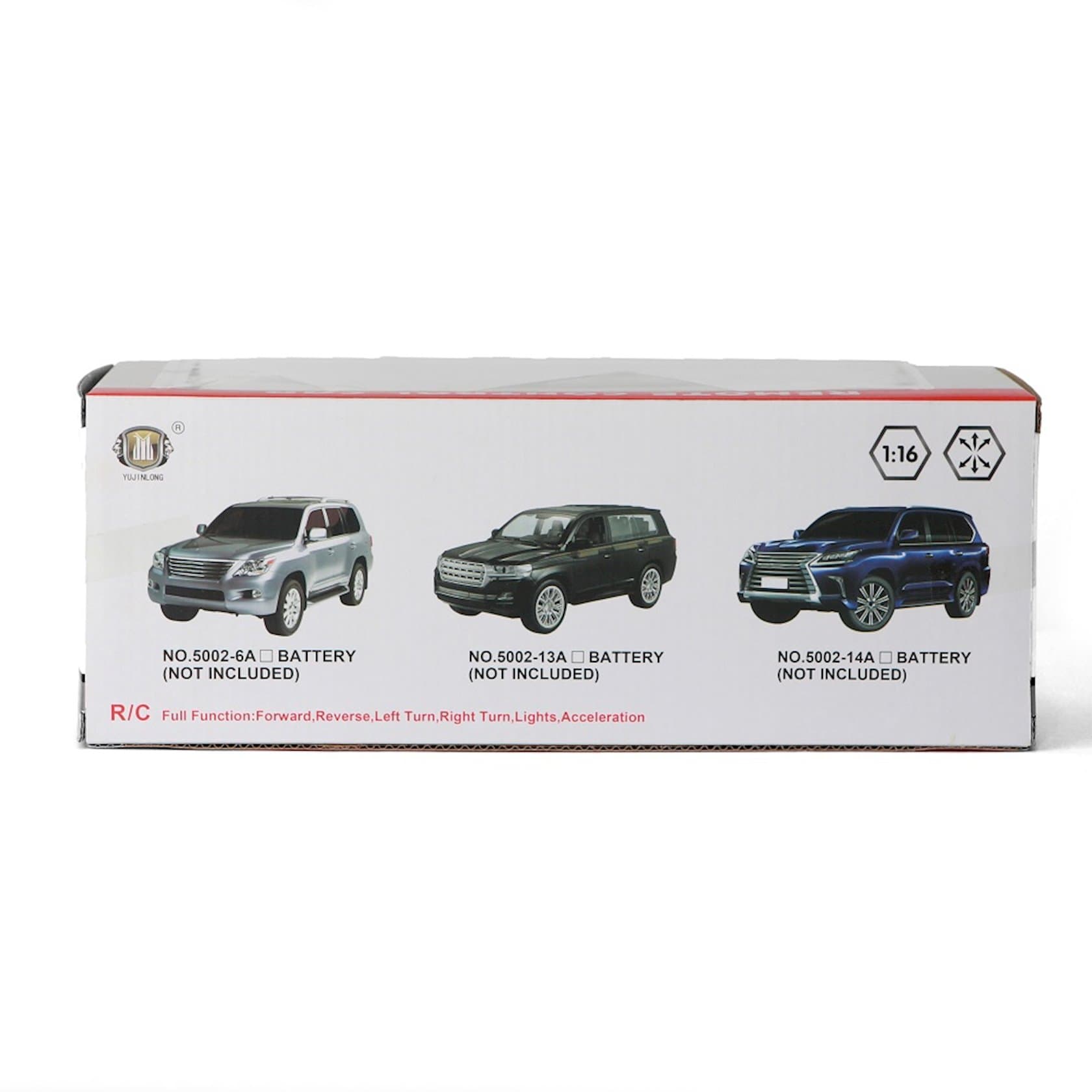 Radio ilə idarə olunan maşın Land Cruiser, ağ, 31x11.5 sm, 6 yaşdan — şəkil 2