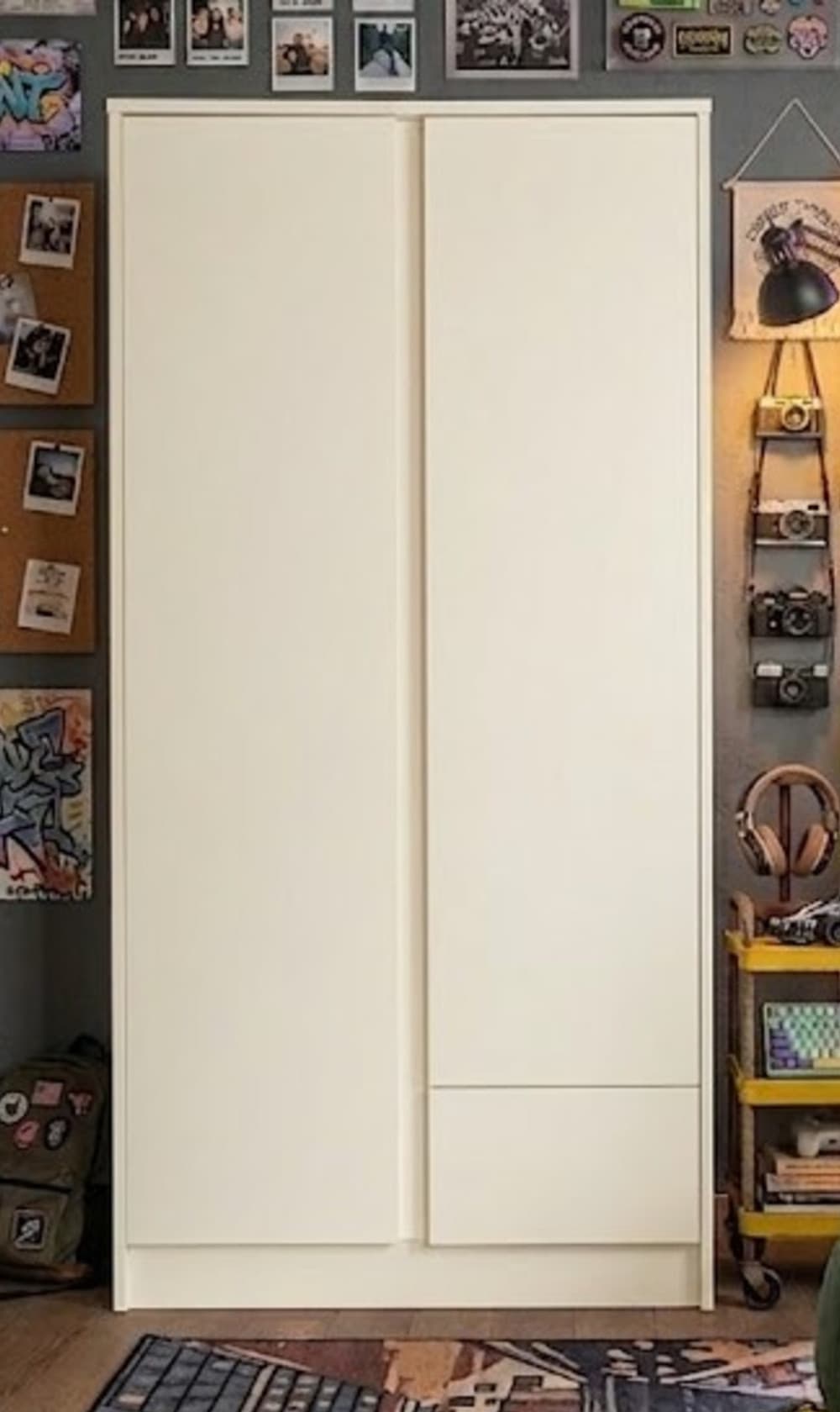 Döşəməüstü dolab, Laminat, Bej, 180x75x50 sm