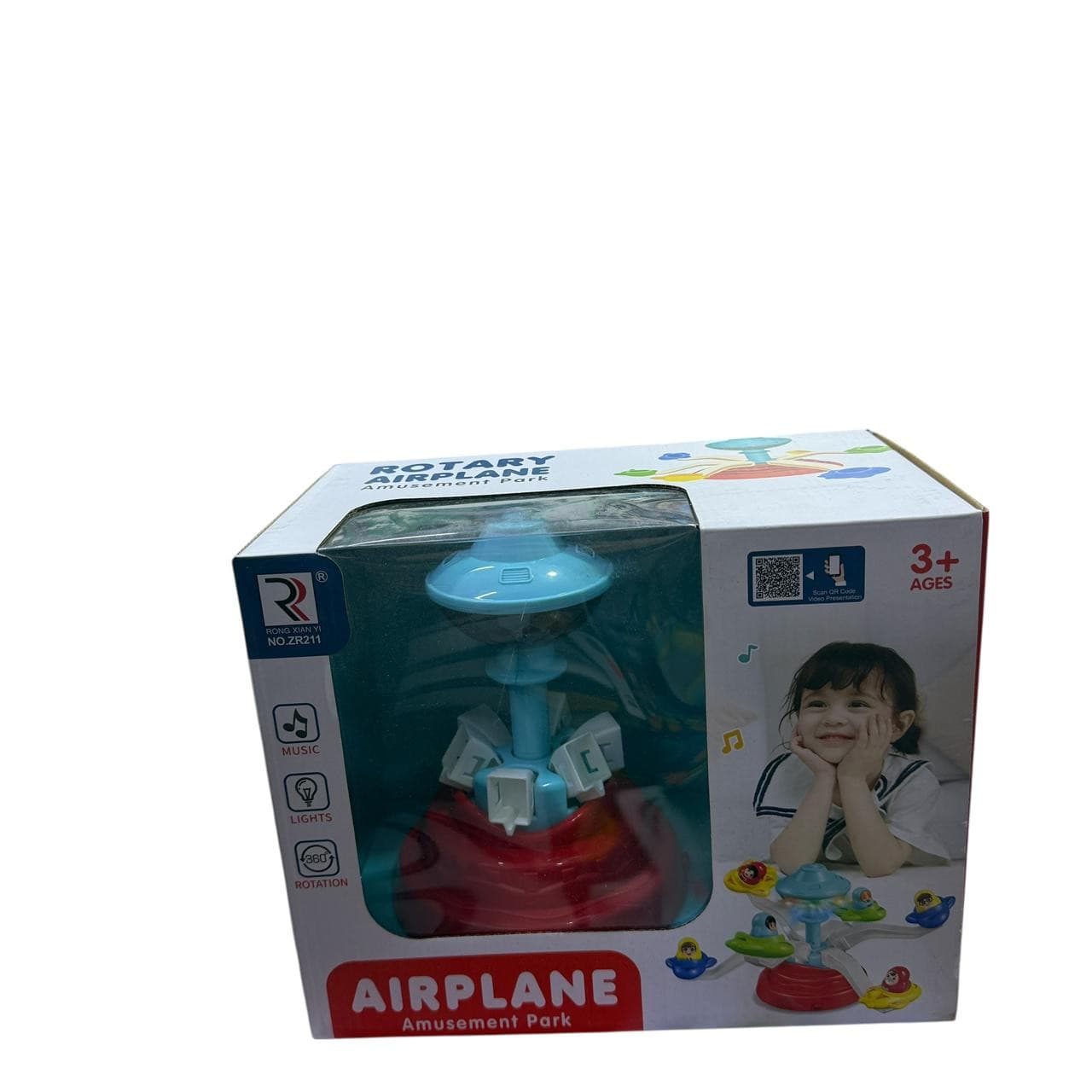 Musiqili oyuncaq Aırplane ZR211, 3+ yaş