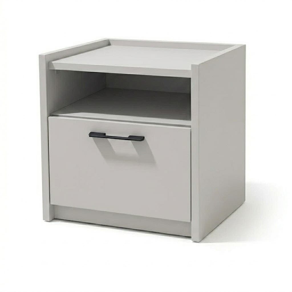 Çarpayıyanı tumba MB1, boz, laminat, 45х44.5х35 sm