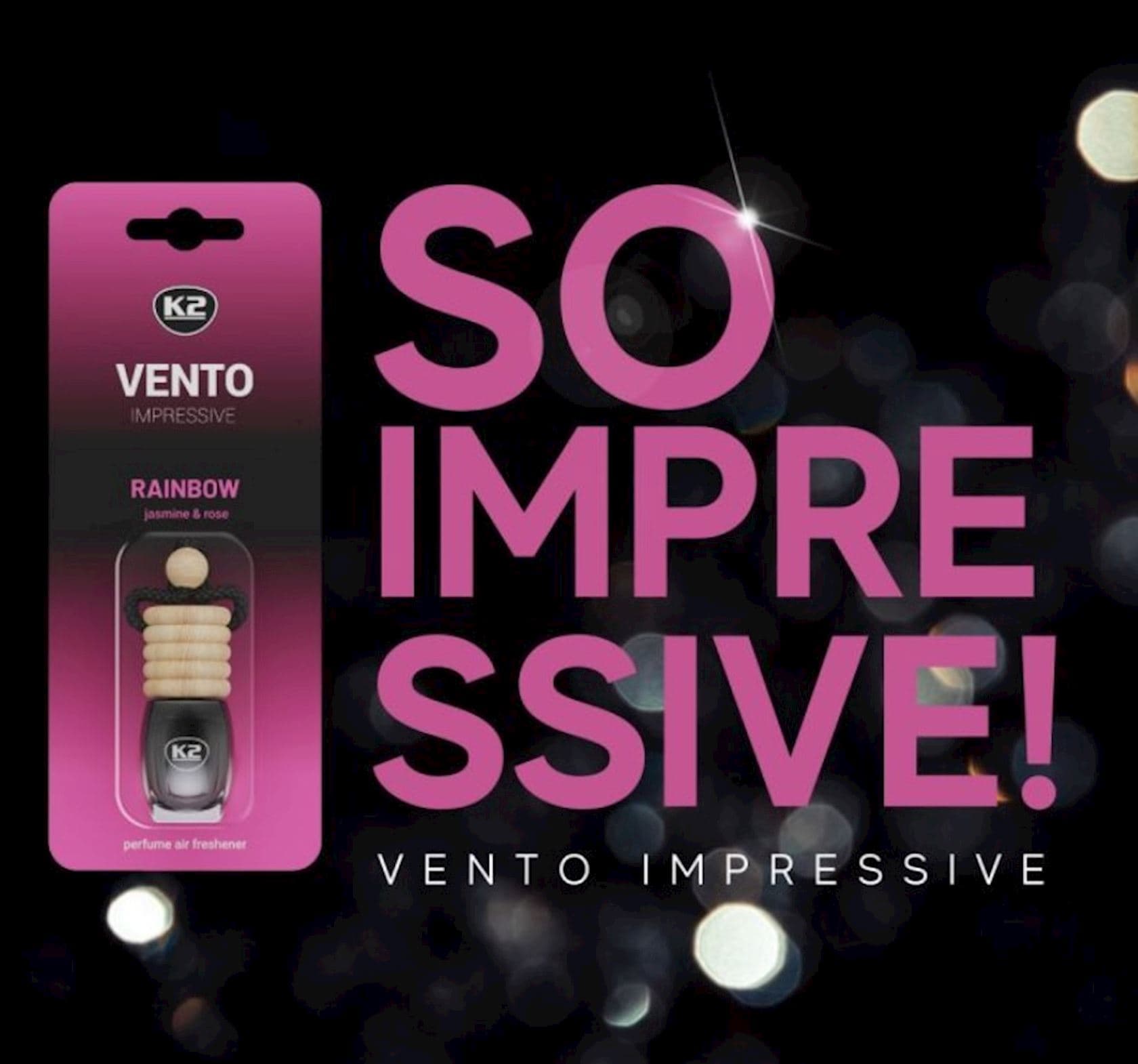 Avtomobil üçün ətirləndirici K2 Vento Impressive Rainbow Jasmine&Rose, 8 ml — image 4