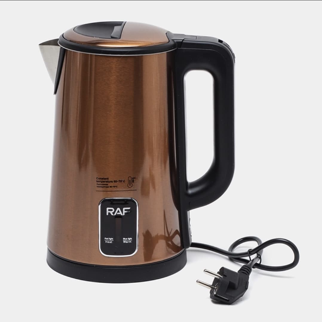 Elektrik çaydan RAF 7803, 2.5 l, Qızılı, 1800 Vt