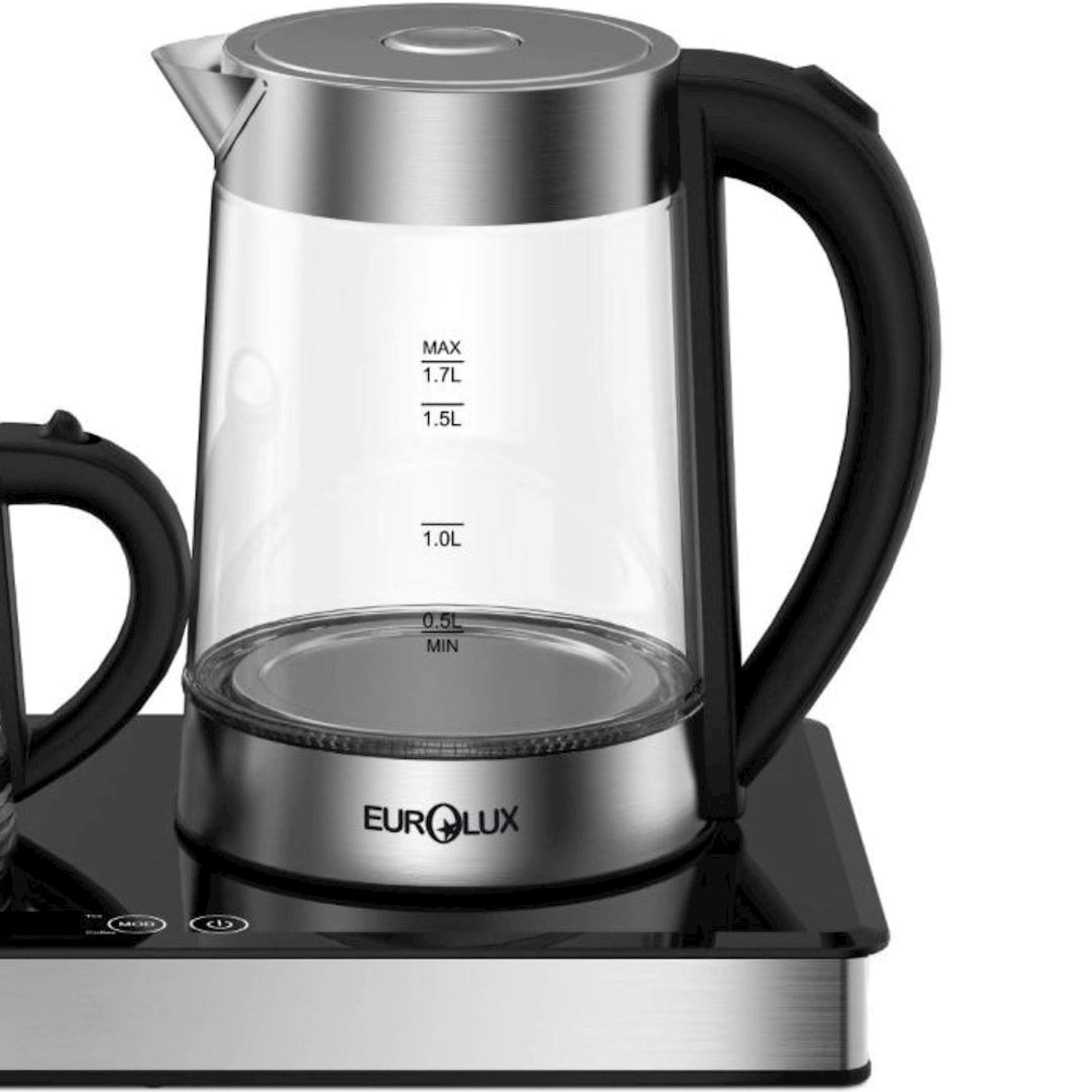 Elektrik çaydan və dəm çaydanı Eurolux EU-TM2804SGD — image 3