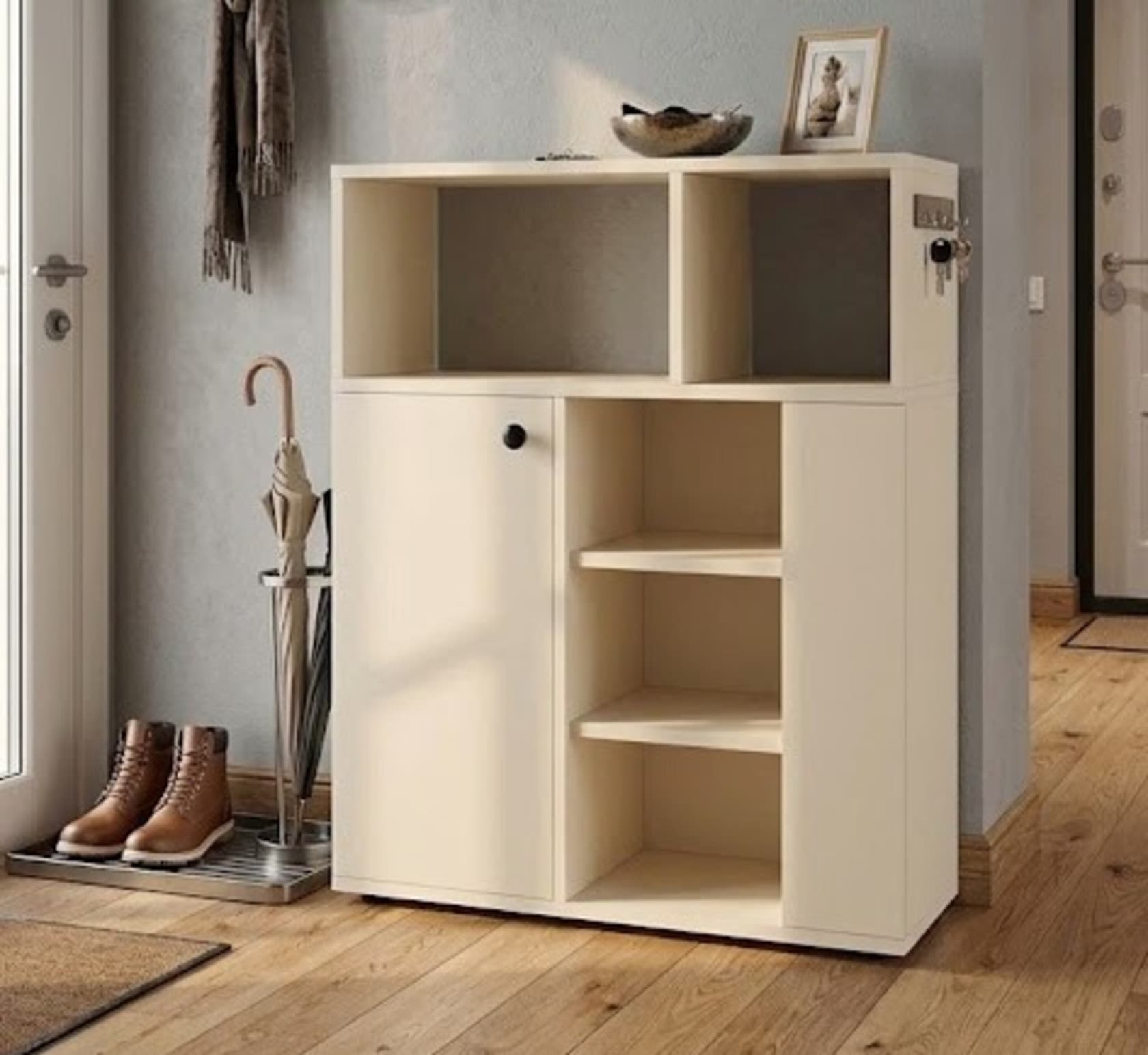 Tumba dəhliz üçün MB 18, laminat, bej, 95х75х35 sm