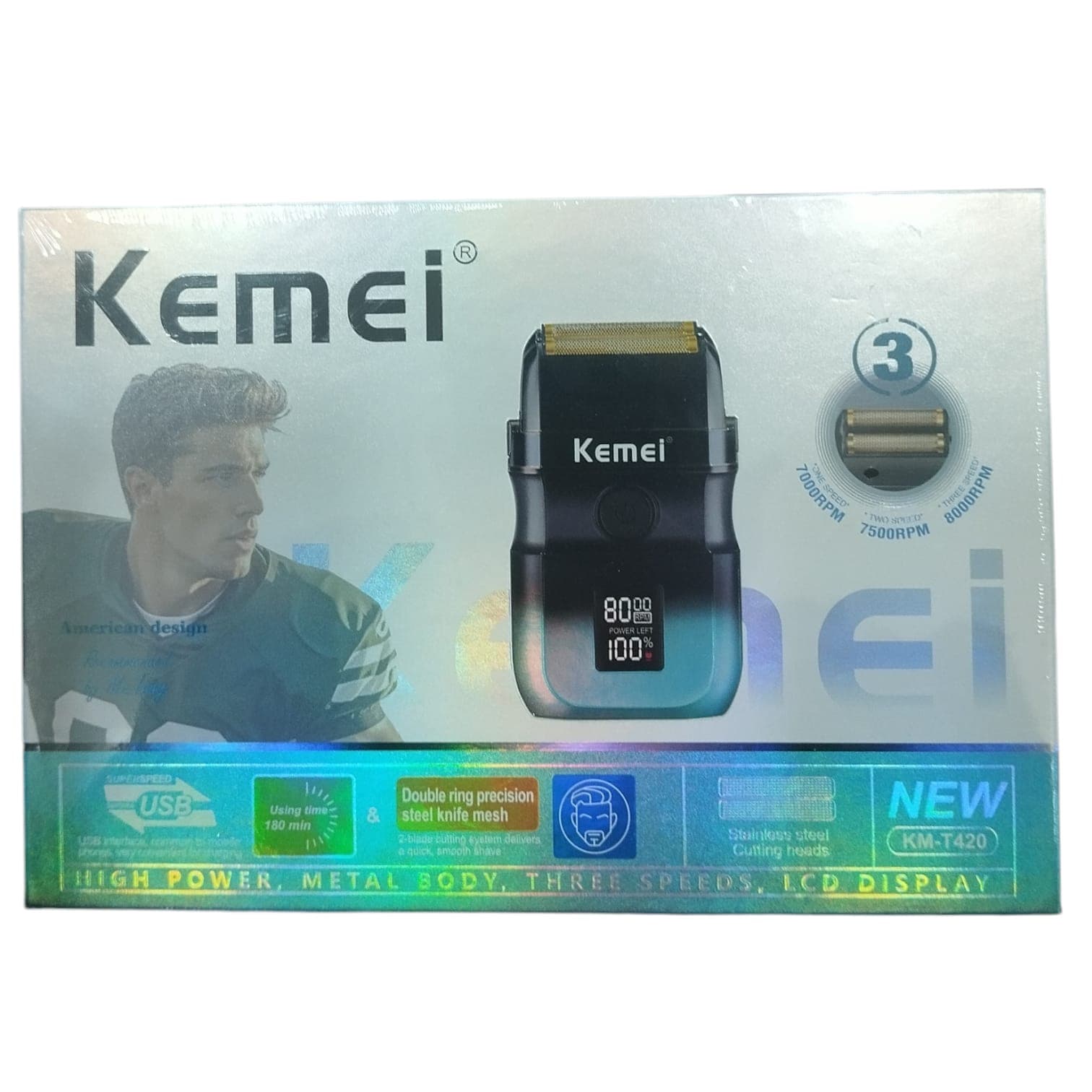 Elektrikli ülgüc Kemei T420 — şəkil 2