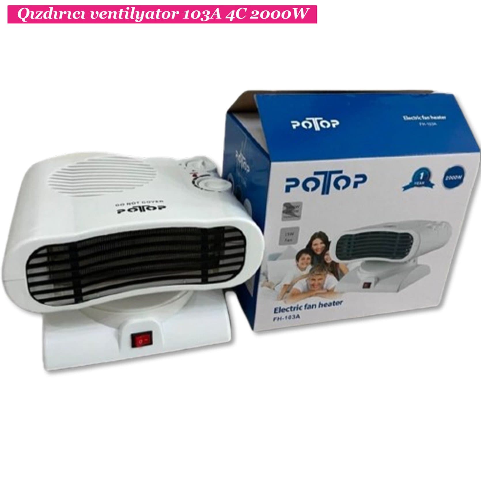 Qızdırıcı ventilyator PoTop FH-103A — şəkil 3