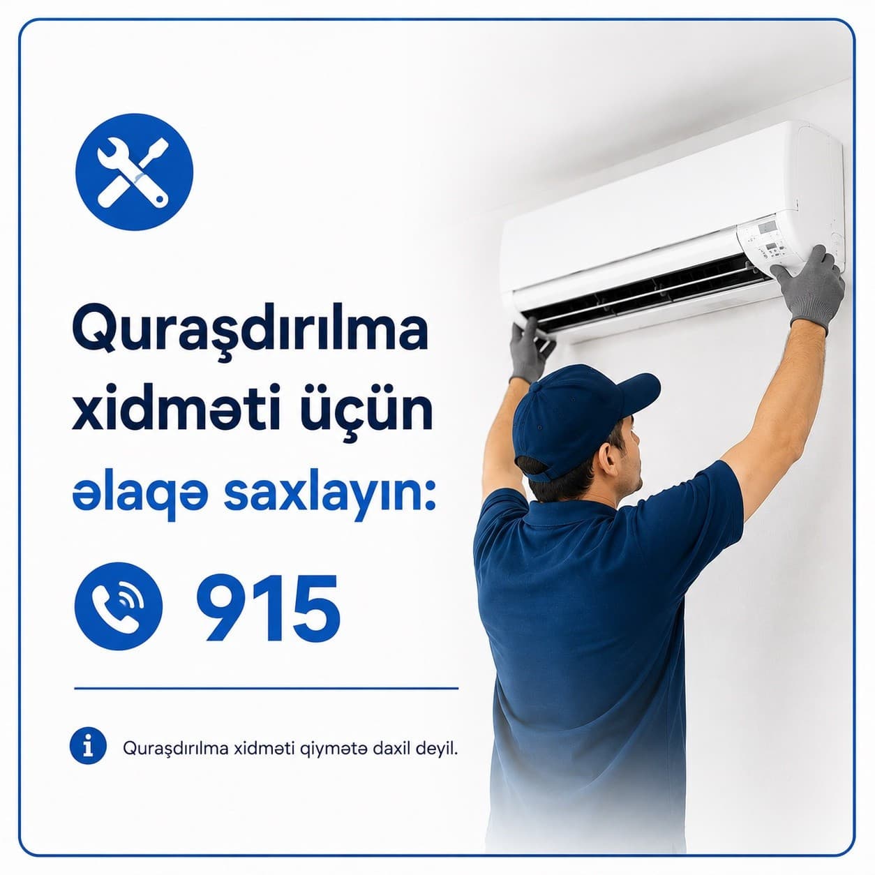 Kondisioner AUX, 12000 BTU/saat, inverter, ağ — изображение 2