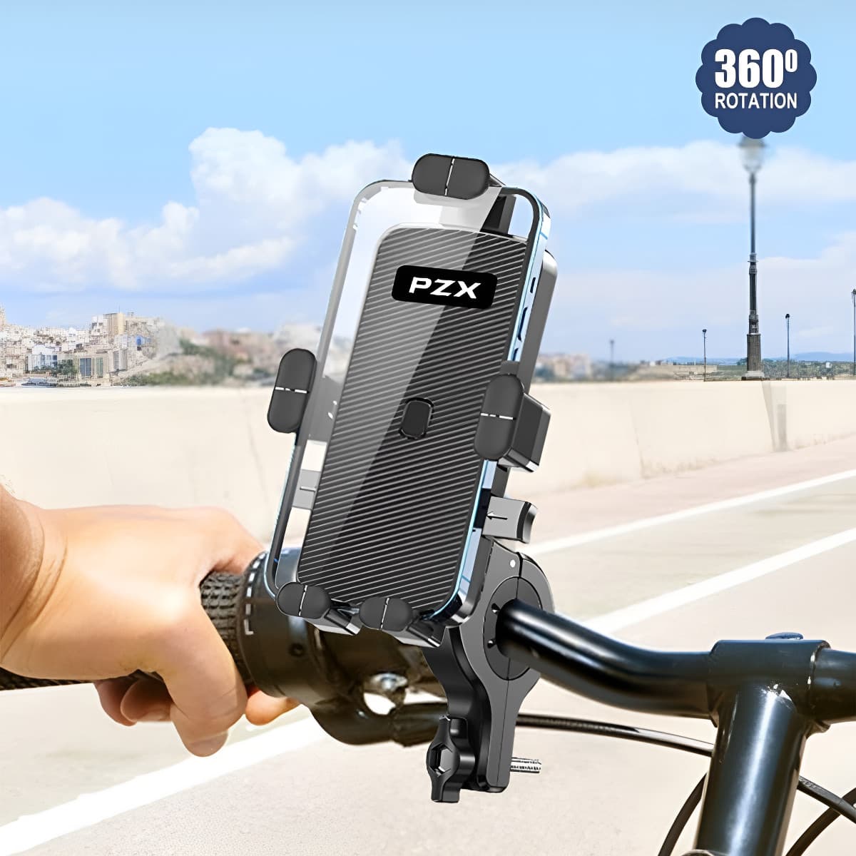 Velosiped üçün telefon tutacağı PZX ppower97 — şəkil 3