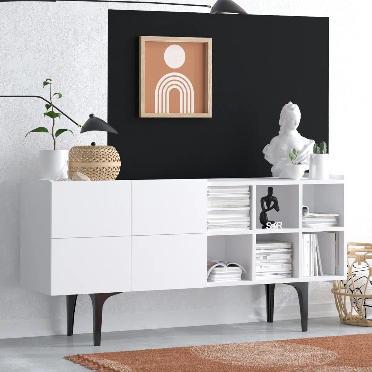 Tumba Elegant Wood ZARR119 ağ