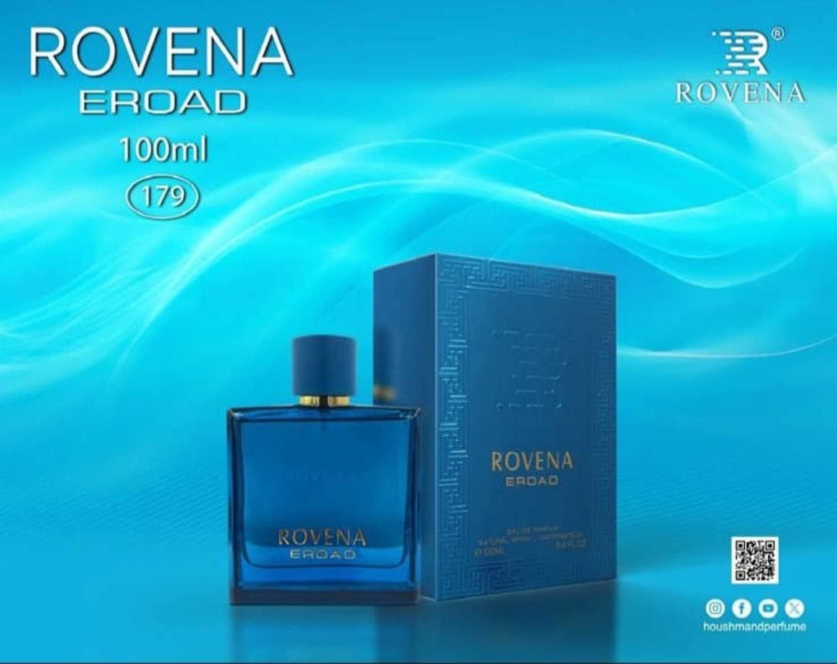 Rovena Eroad kişilər üçün ətir suyu 100 ml.