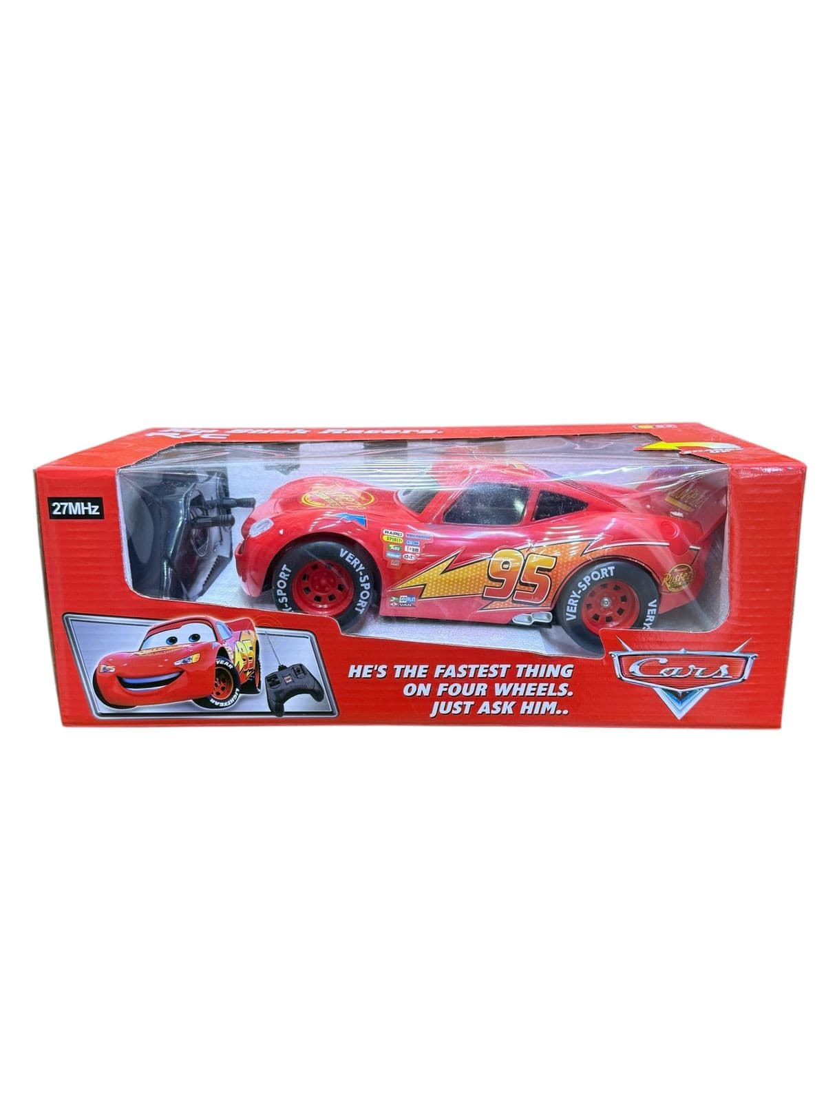 Radio ilə idarə olunan avtomobil Cars 0395, qırmızı