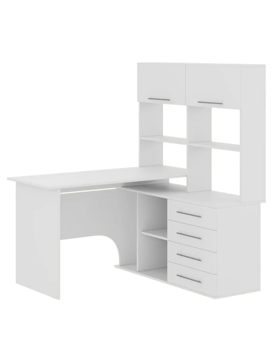 Yazı masası SO021, ağ, laminat, 60х155х135/120 sm — изображение 3