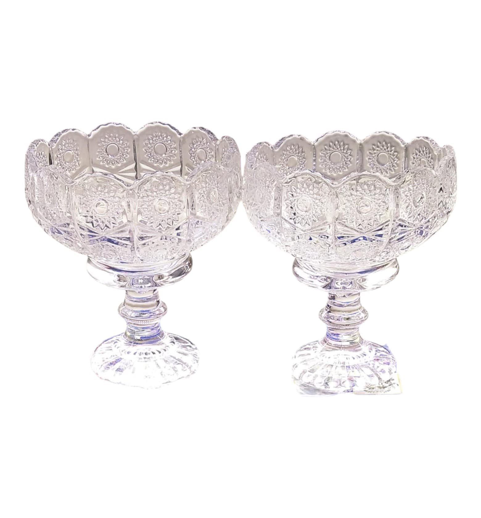 Rozetka dəsti Glass Ware F155-1-2, 2 əd, şəffaf