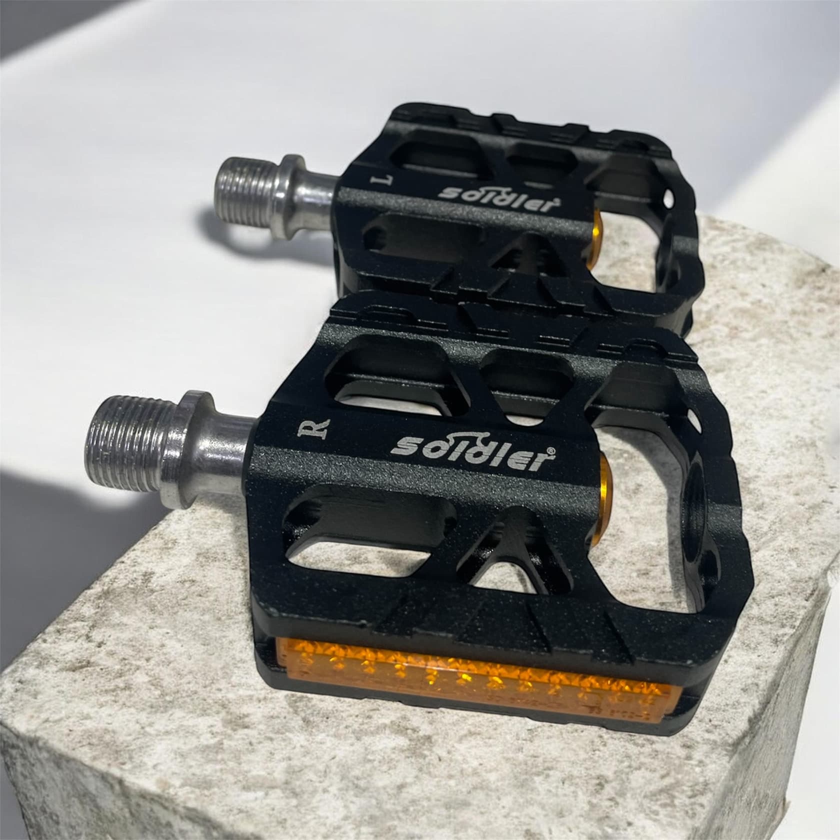 Pedallar Soldier 6052, alüminium ərintisi, qara — изображение 2