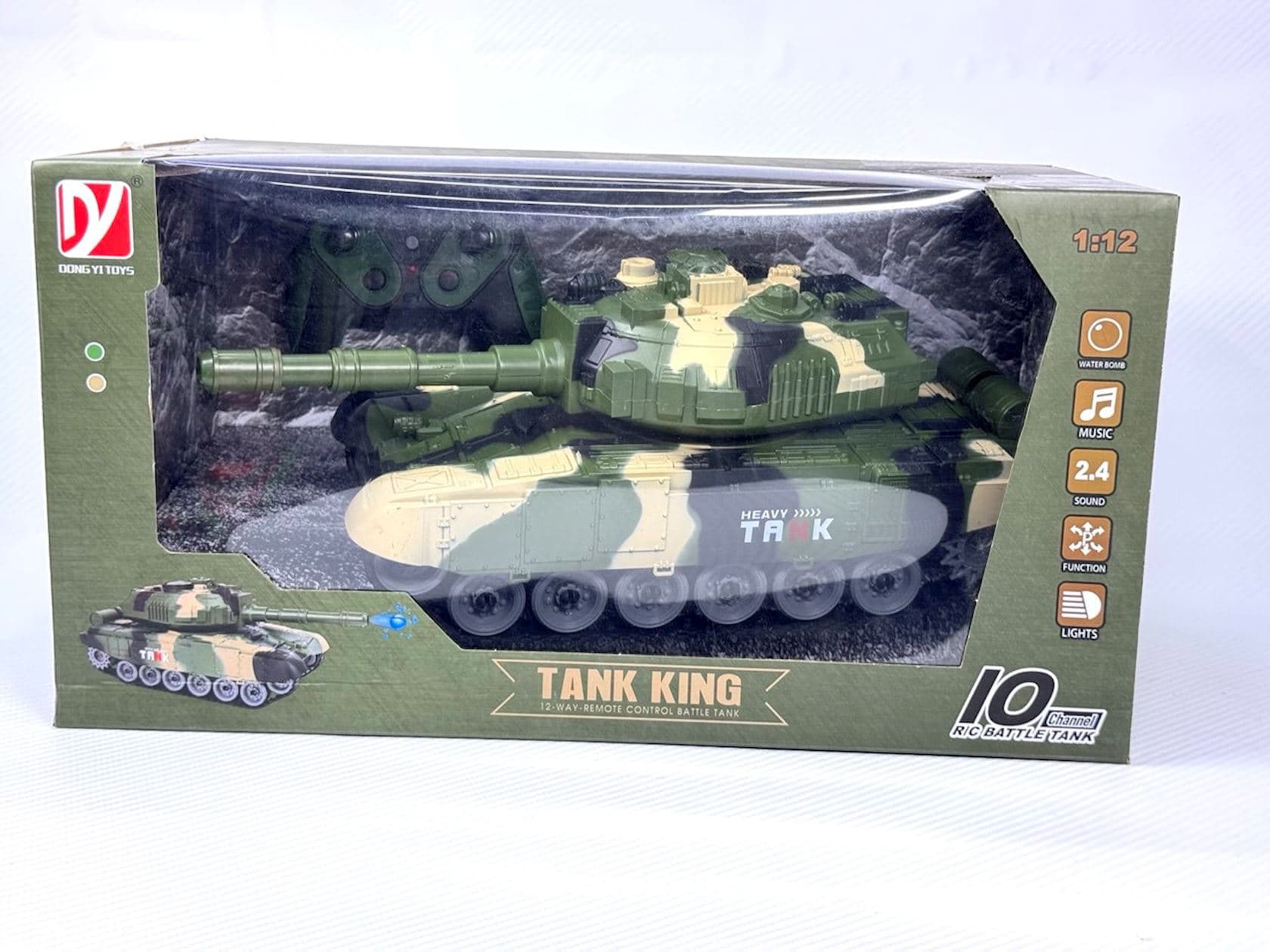 Radio ilə idarə olunan tank Tank King A8863-145, rəngbərəng — şəkil 3