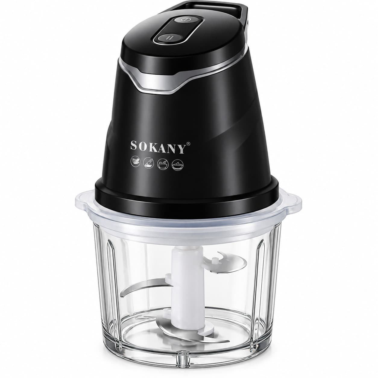 Doğrayıcı 300 W 0.7 l qara