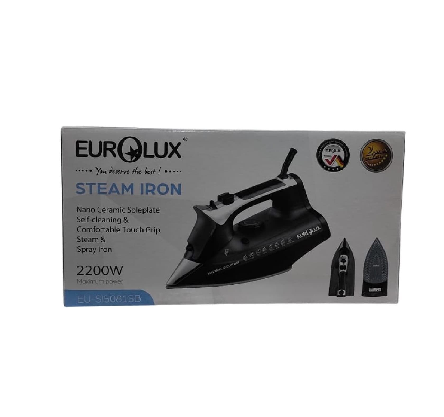 Ütü Eurolux EU-S15081SB Black — şəkil 2