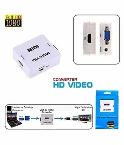 Ötürücü VGA in HDMI Full HD 1080p